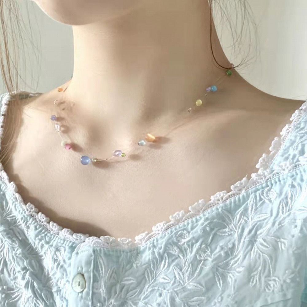 Korean Daily Lifestyle - Sweet Alloy Korean Style Necklace Resin