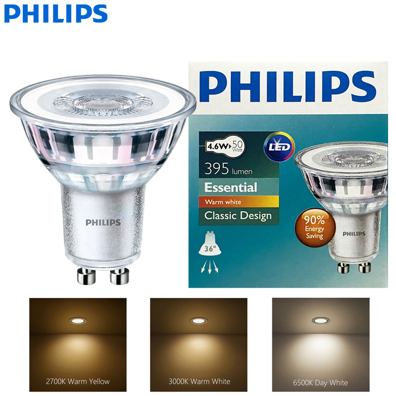 Philips Bulb Led Classic - Philips LED GU10 PAR16 Essential 4.6W